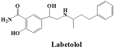 Chemical structures of labetalol stereoisomers.