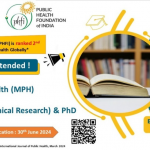 Admission Open 2024 for Integrated MSc (Clinical Research) & PhD at Indian Institute of Public Health, New Delhi