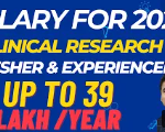Clinical Research Associate Salary in India | Fresher & Experience Salary in CRO | CRC,  CDM career