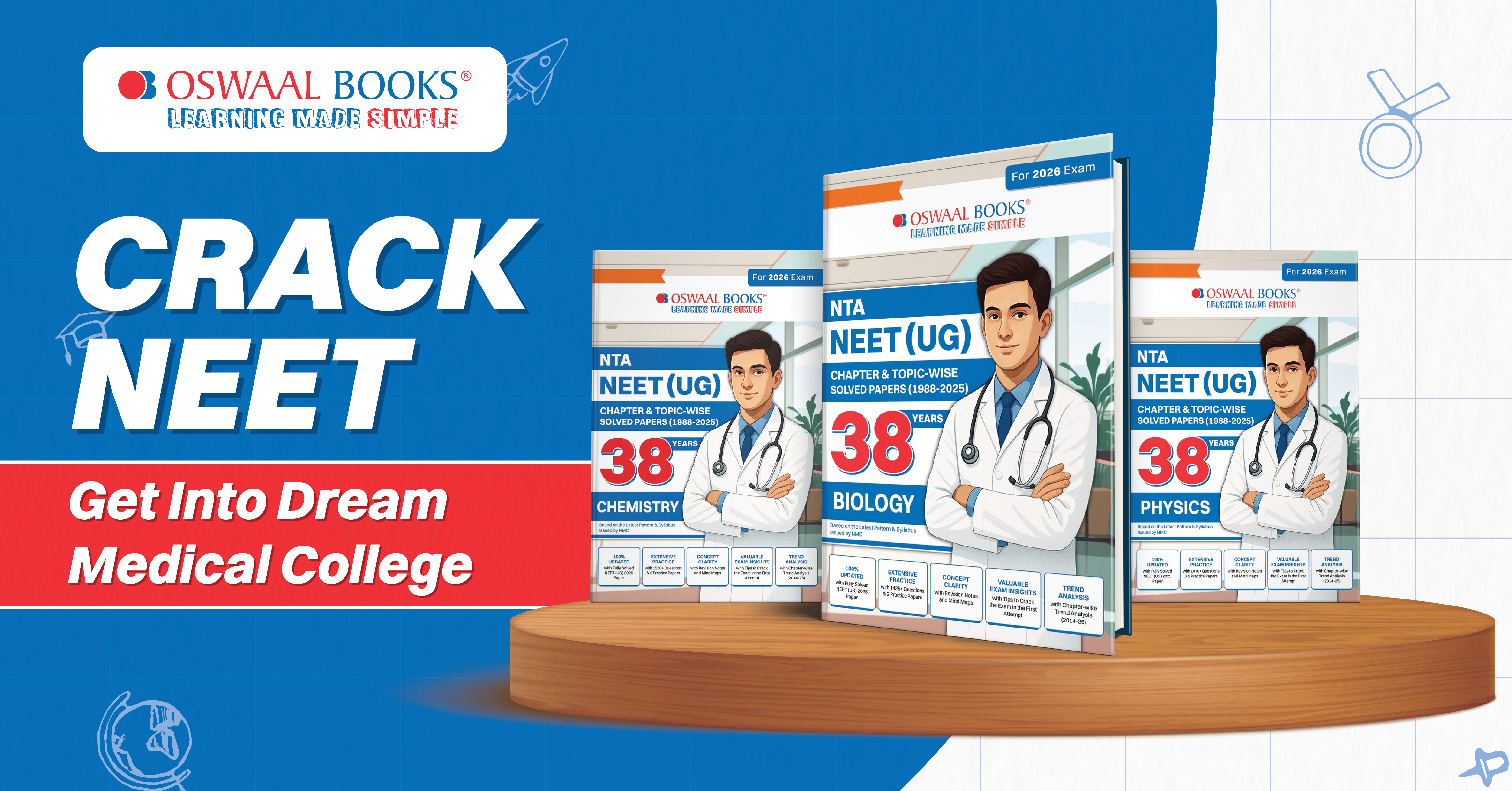 NEET PYQ Question Paper Book, NEET Question Bank, NEET Books, NEET Mock Test Paper