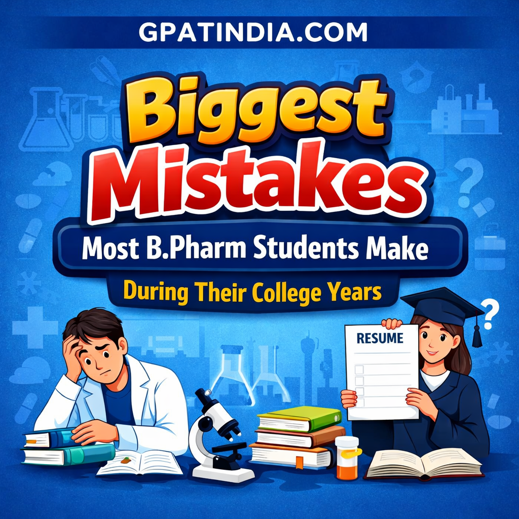 BPharm students, pharmacy students, pharmacy career, mistakes pharmacy students make, BPharm career guide, pharmacy college tips