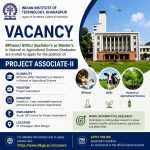 Vacancy for BPharm/ BVSc/ Bachelor’s or Master’s in Natural or Agricultural Science Graduates as Project Associate-II at Indian Institute of Technology, Kharagpur
