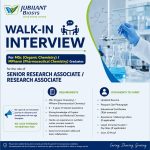 Walk-in-interview for MSc (Organic Chemistry/ MPharm (Pharmaceutical Chemistry) Graduates as Senior Research Associate/ Research Associate at Jubilant Biosys ltd, Greater Noida