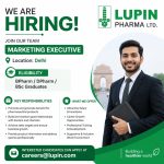 Vacancy for BPharm/DPharm/ BSc Graduates as Marketing Executive at Lupin Pharma ltd, Delhi