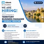 Vacancy for BPharm/ BSc Graduates as Territory Business Manager-General Medicine at Abbott India ltd, Udaipur