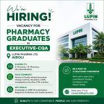 Vacancy for Pharmacy Graduates as Executive-CQA at Lupin Pharma Ltd, Airoli