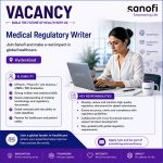 Vacancy for DPharm/ PharmD/ Life Science/ MBBS/ MD Graduates as Medical Regulatory Writer at Sanofi ltd, Hyderabad